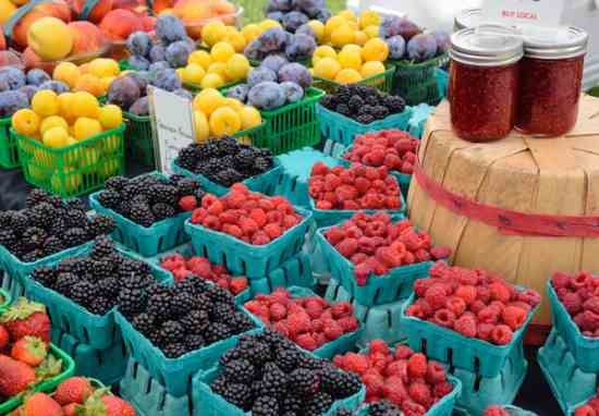 
Farmer's markets are overflowing with local, organically grown fruits and vegetables in Corvallis, Oregon.
